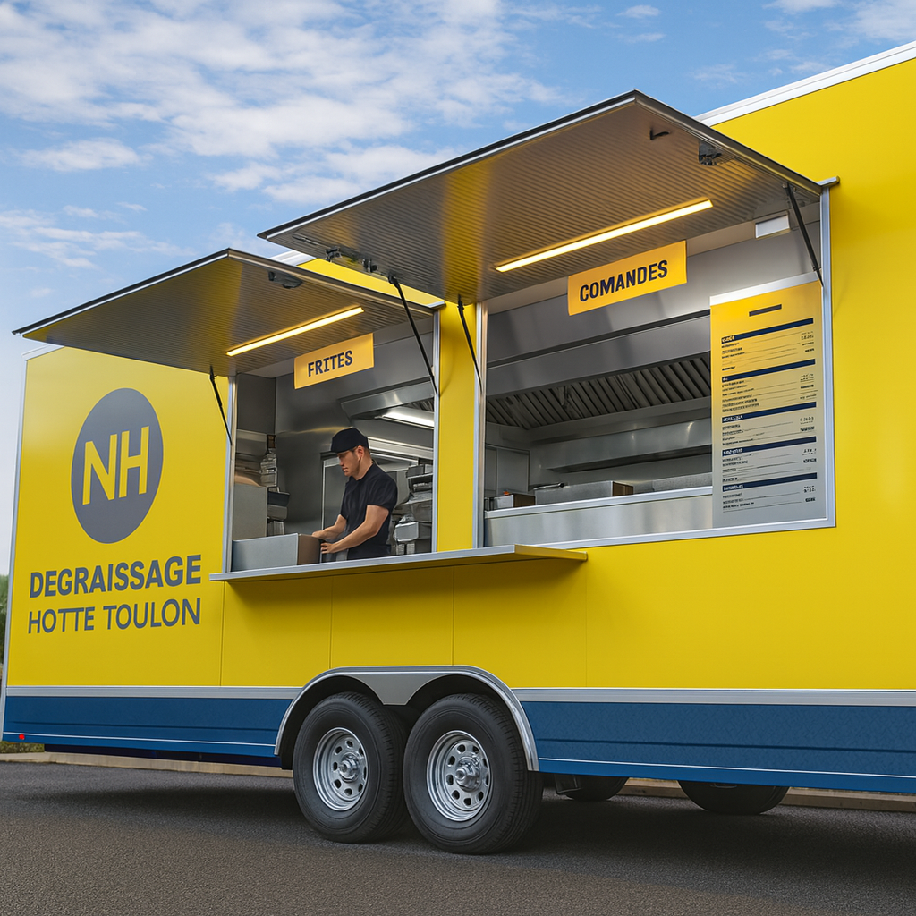 Nettoyage de hotte dans un food-truck à Toulon